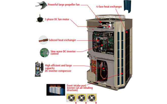 Fujitsu J and V-Series Repairing the outdoor unit in Denver Colorado