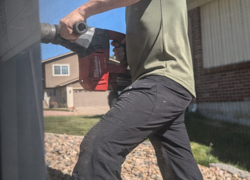 A bronco Breeze installation of a heat-pump