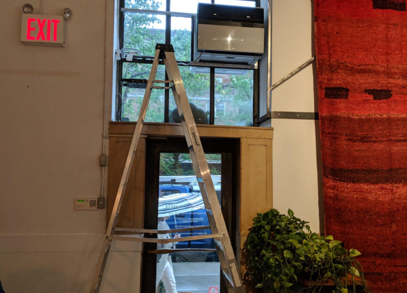 Air conditioner installation